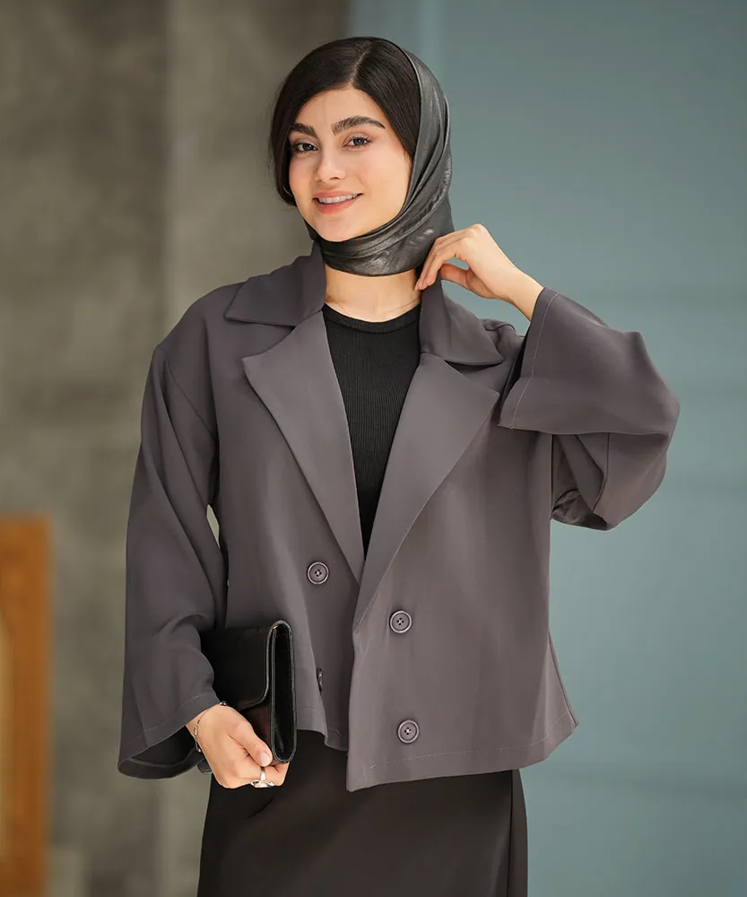 کت نارین کرپ کارتین K41739 - Image 5