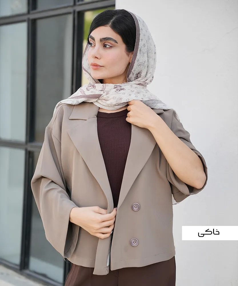 کت نارین کرپ کارتین K41739 - Image 7