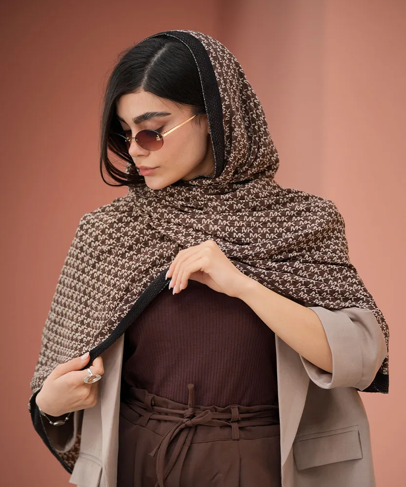 شال MK حاشیه خال ریز N21069
