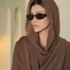 شال حریر پلیسه برشکا N21057