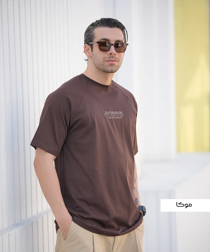 تیشرت مردانه کریستال رگلان T42253 - Image 5