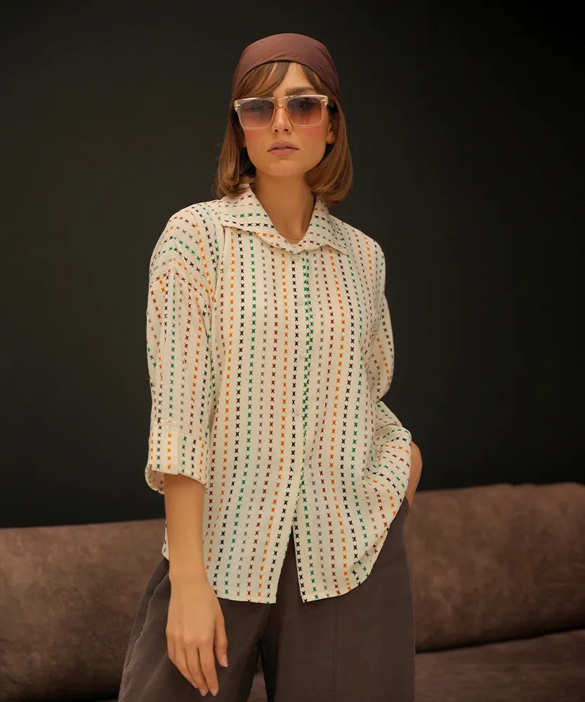 شومیز پری نگین دار A51031 - Image 14