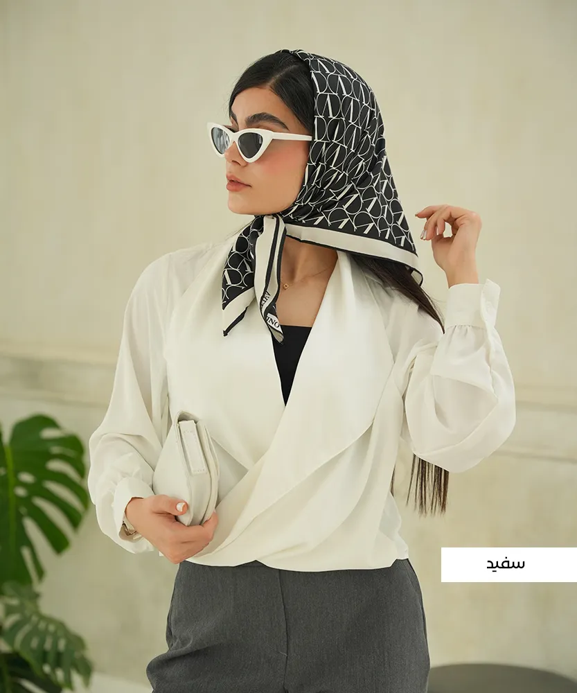 شومیز جلو پیچ الیزه رنگی A410282 - Image 7
