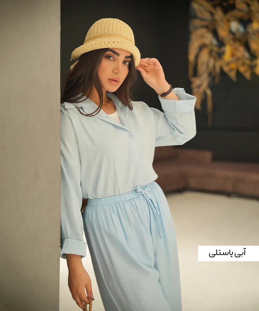 شومیز السا پشت دکمه A411636 - Image 5