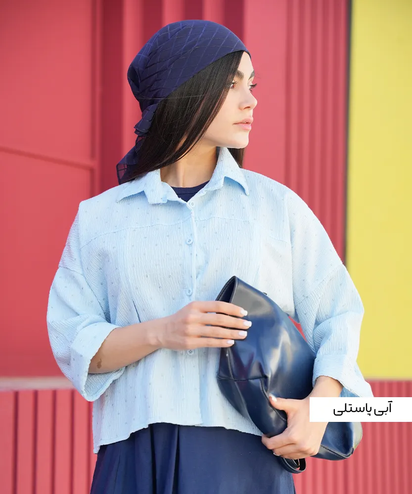 شومیز اطلس نگین دار A410794 - Image 3