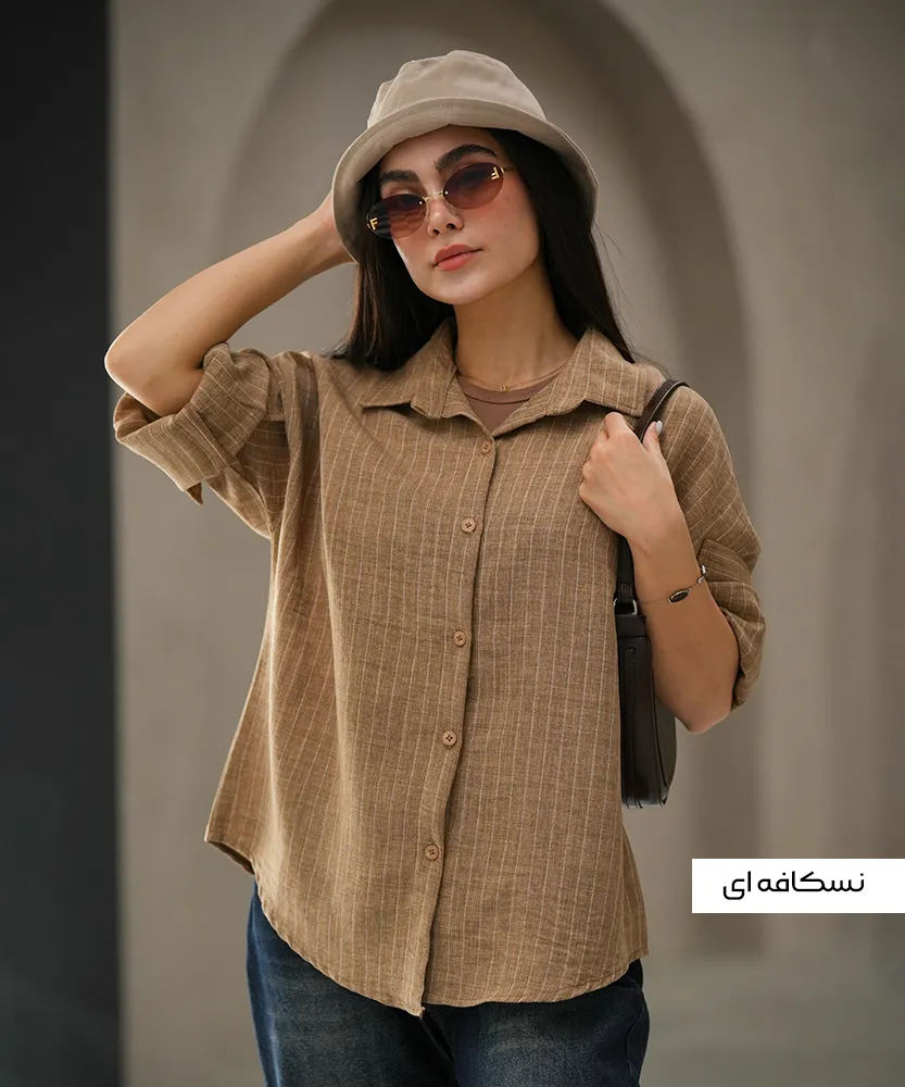 شومیز ساره شانتون دیپلمات A411225 - Image 5