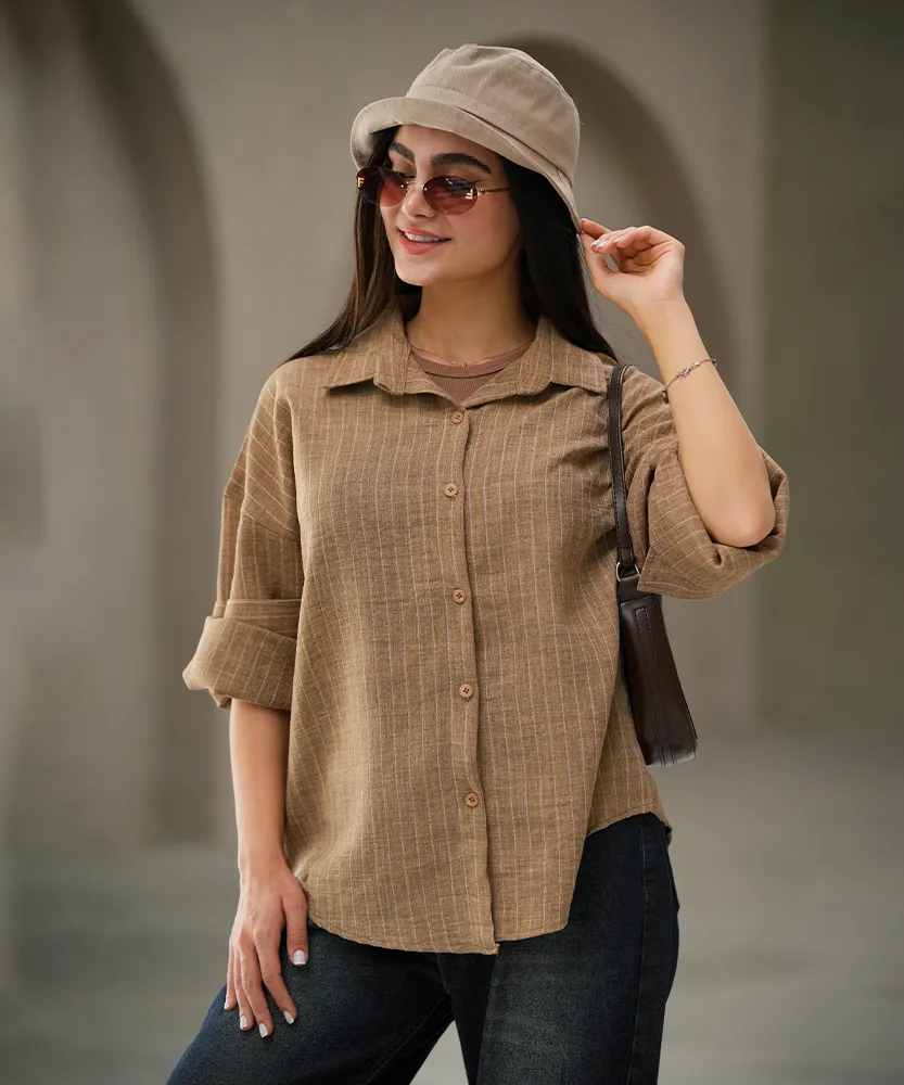 شومیز ساره شانتون دیپلمات A411225 - Image 6