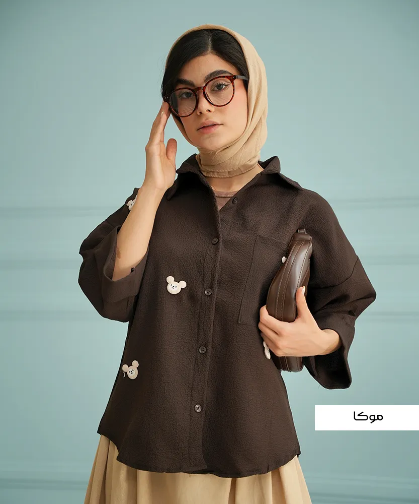 شومیز ینزی عروسک دار A411301 - Image 6