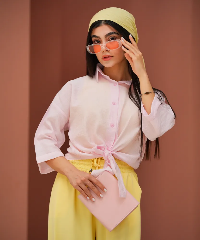 شومیز جلو گره شیشه ای A412038