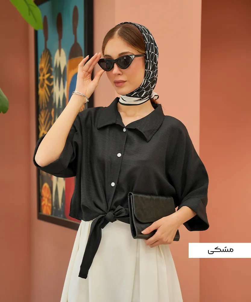 شومیز گره ای A41876 - Image 4