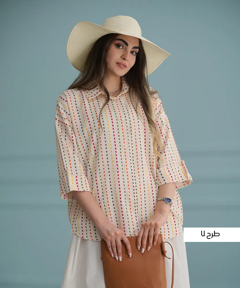 شومیز پری نگین دار A51031 - Image 8