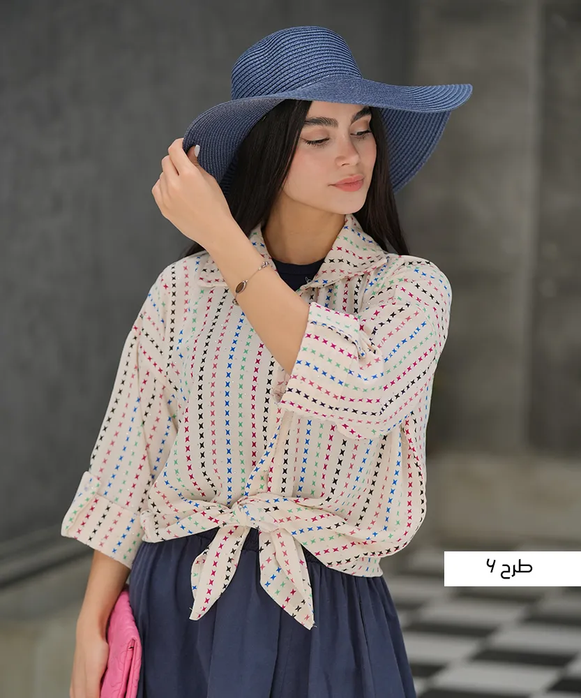 شومیز پری نگین دار A51031 - Image 7