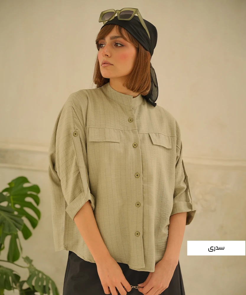 شومیز یقه دیپلمات A51047 - Image 7