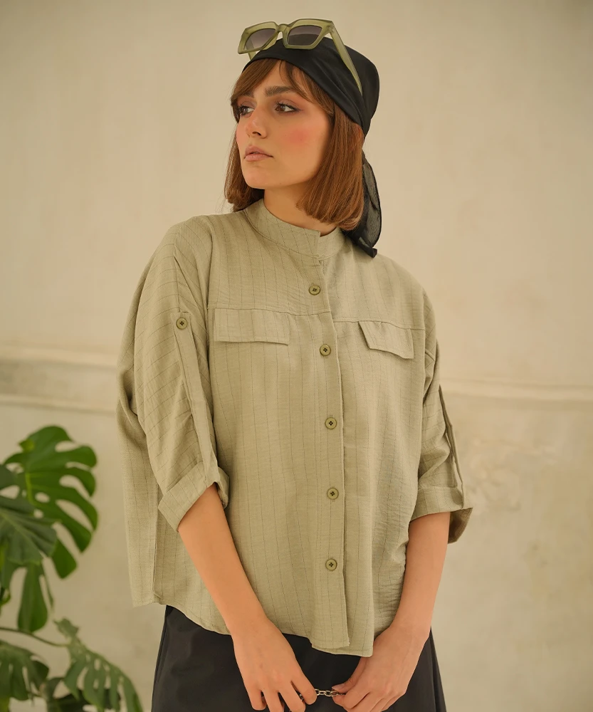 شومیز یقه دیپلمات A51047