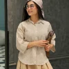شومیز راه راه نسیم A51146