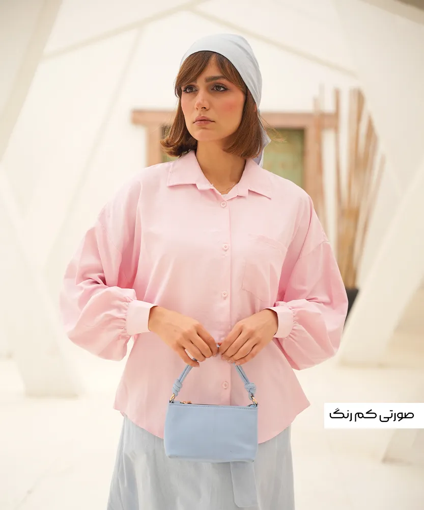شومیز پری سیلک ساناز A410762 - Image 5