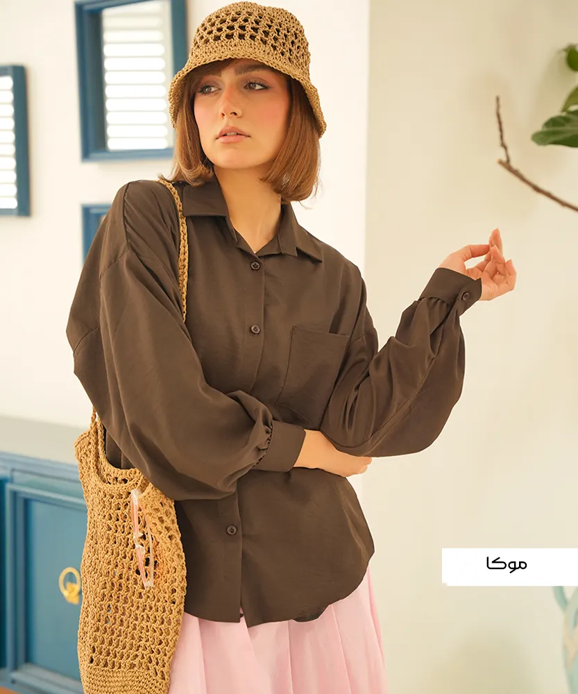 شومیز پری سیلک ساناز A410762 - Image 10