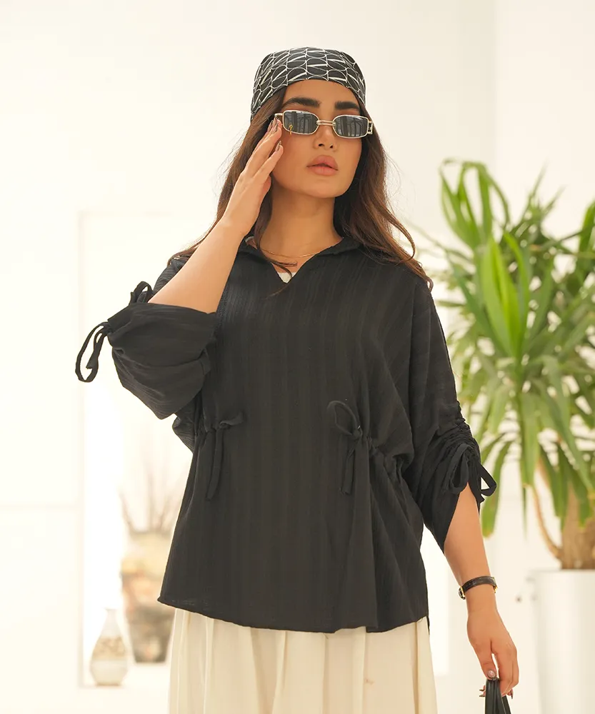 شومیز جلوبسته آستین گت دیلون A51338