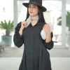 شومیز عروسکی کرپ مورگان A51385