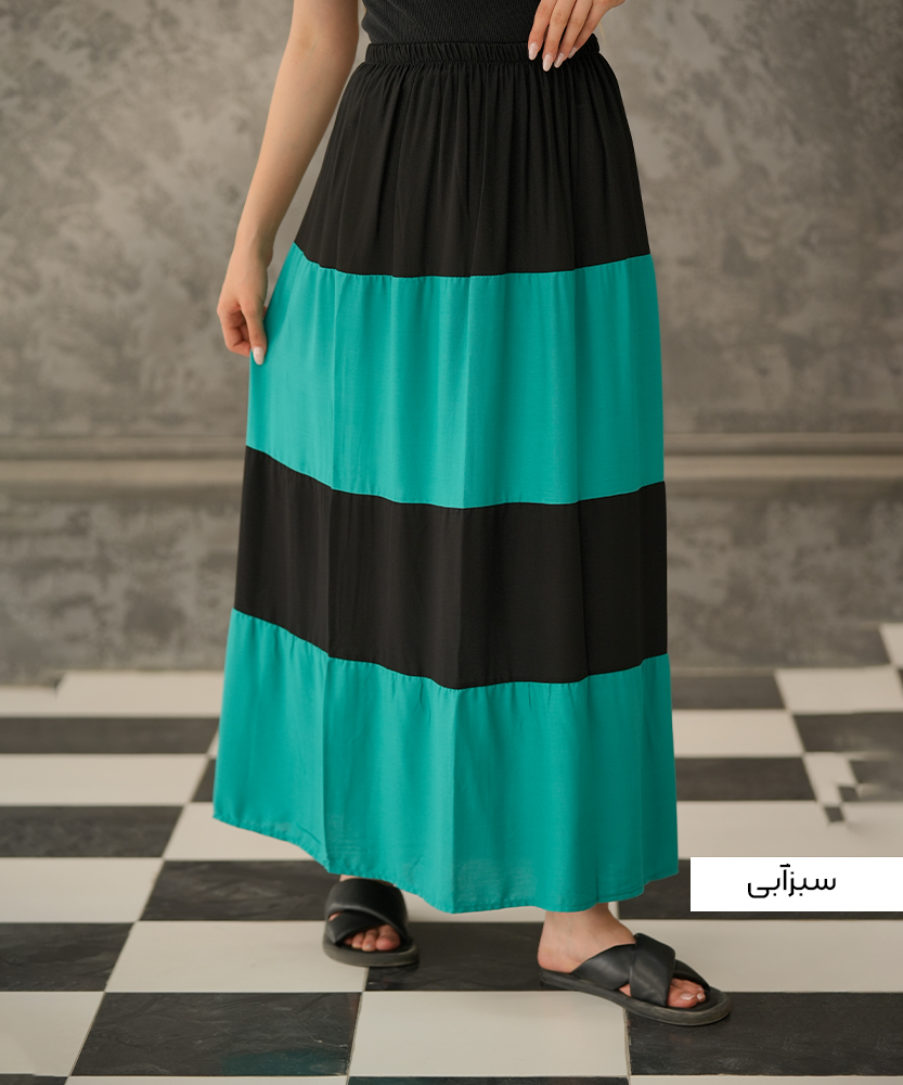 دامن بلند نخی D10165 - Image 2
