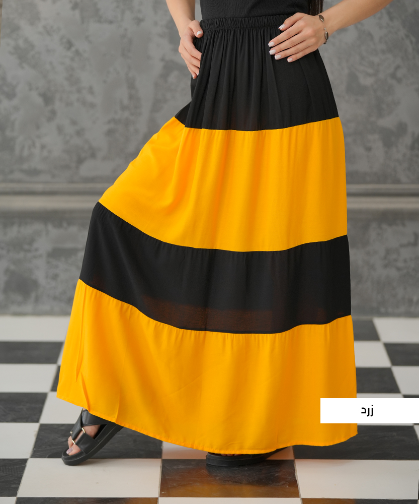 دامن بلند نخی D10165 - Image 3