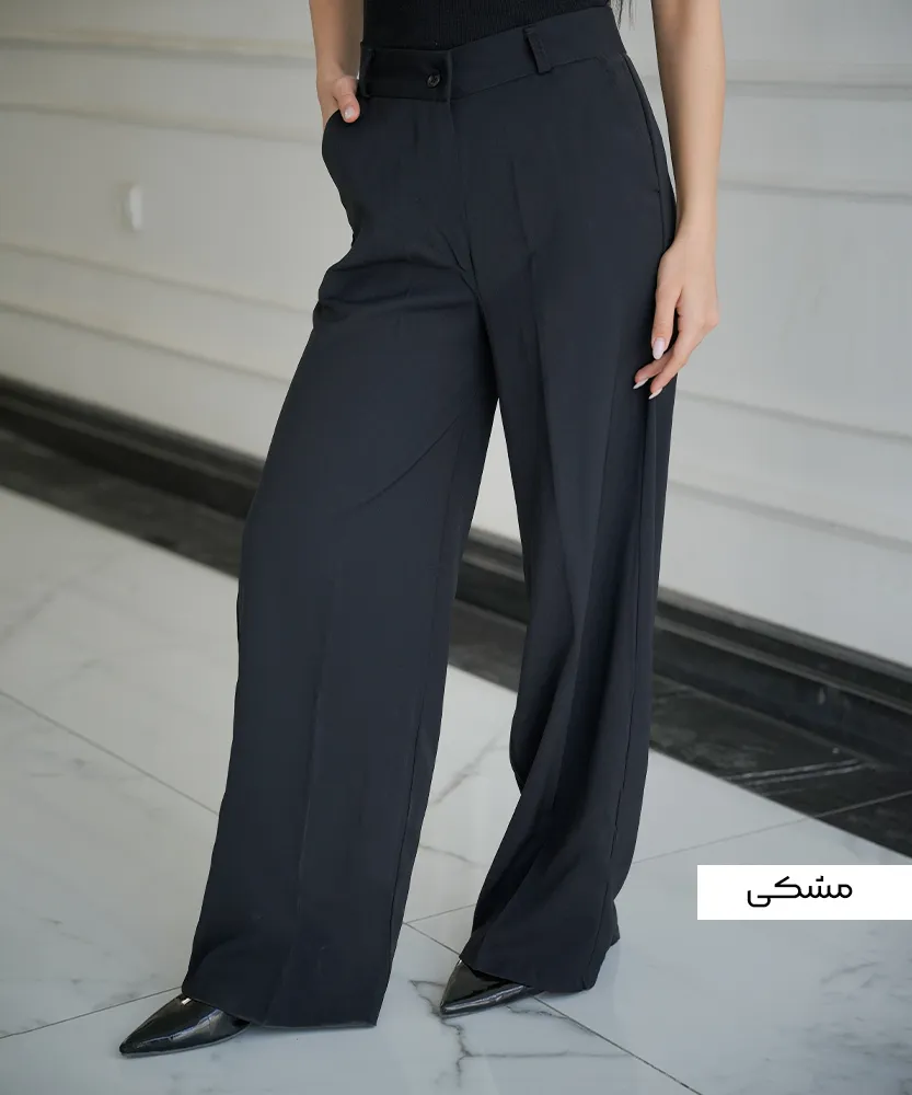 شلوار زنانه بگ گرپ سان رنگبندی E41325 - Image 2