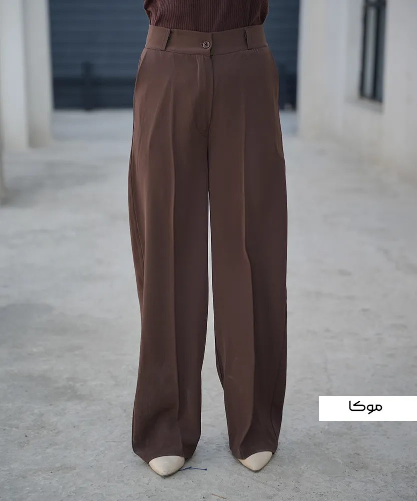شلوار زنانه بگ گرپ سان رنگبندی E41325 - Image 4