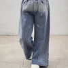 شلوار شافل بچگانه بغل نوار زاپ دار E45430