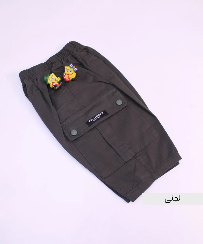 شلوارک کتان G45108 لجنی