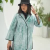 مانتو پتینه چاک دار M41229
