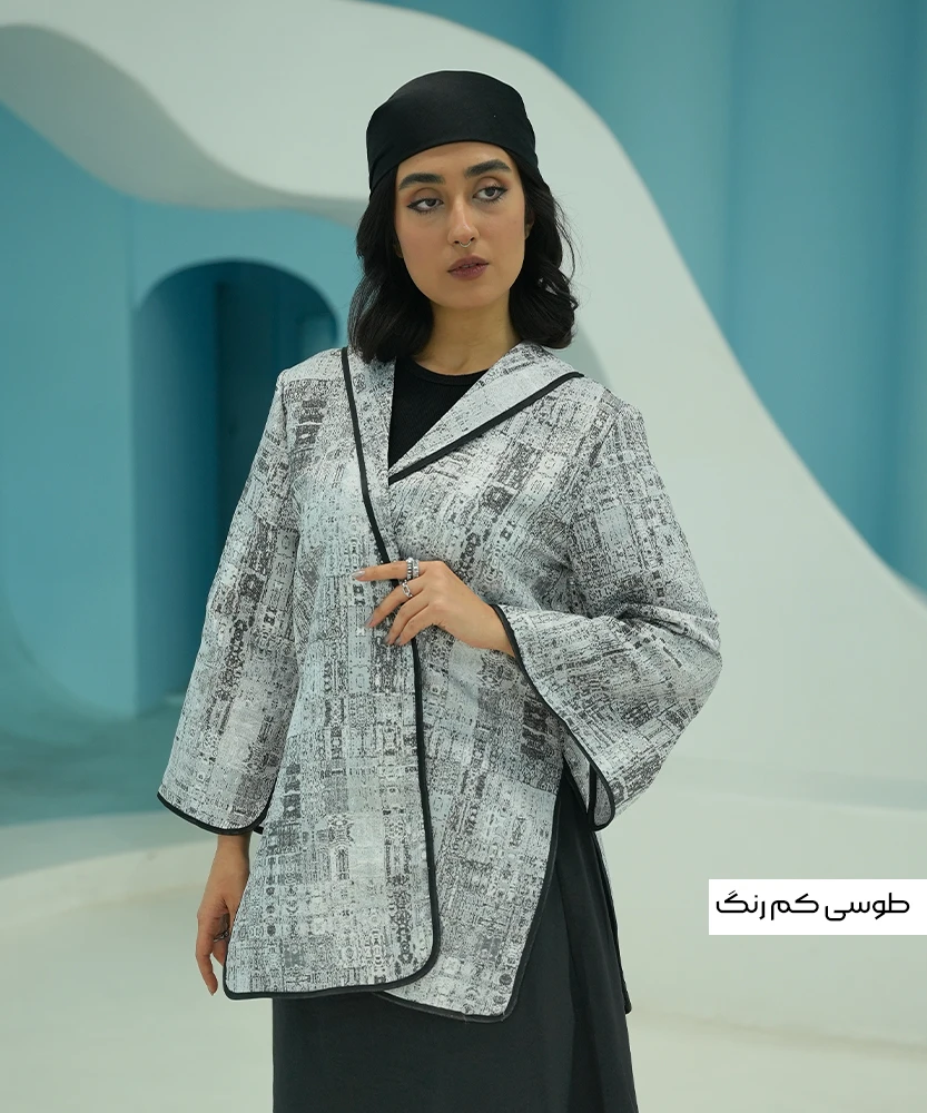 مانتو پتینه چاک دار M41229 - Image 3