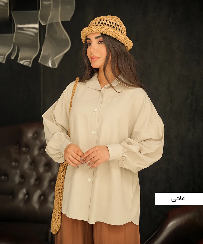 مانتو پری سیلک آستین لش M41354 - Image 9