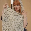 شال پلیسه ریز چاپی N41089