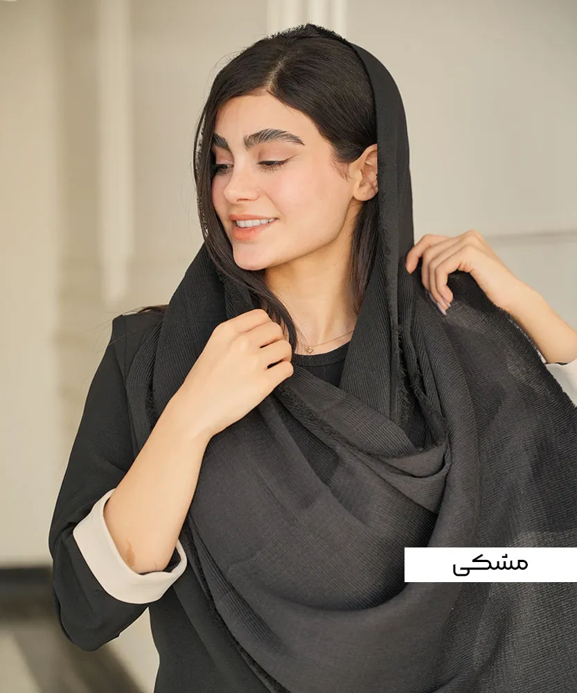 شال سی اسکارف الوان N41172 مشکی