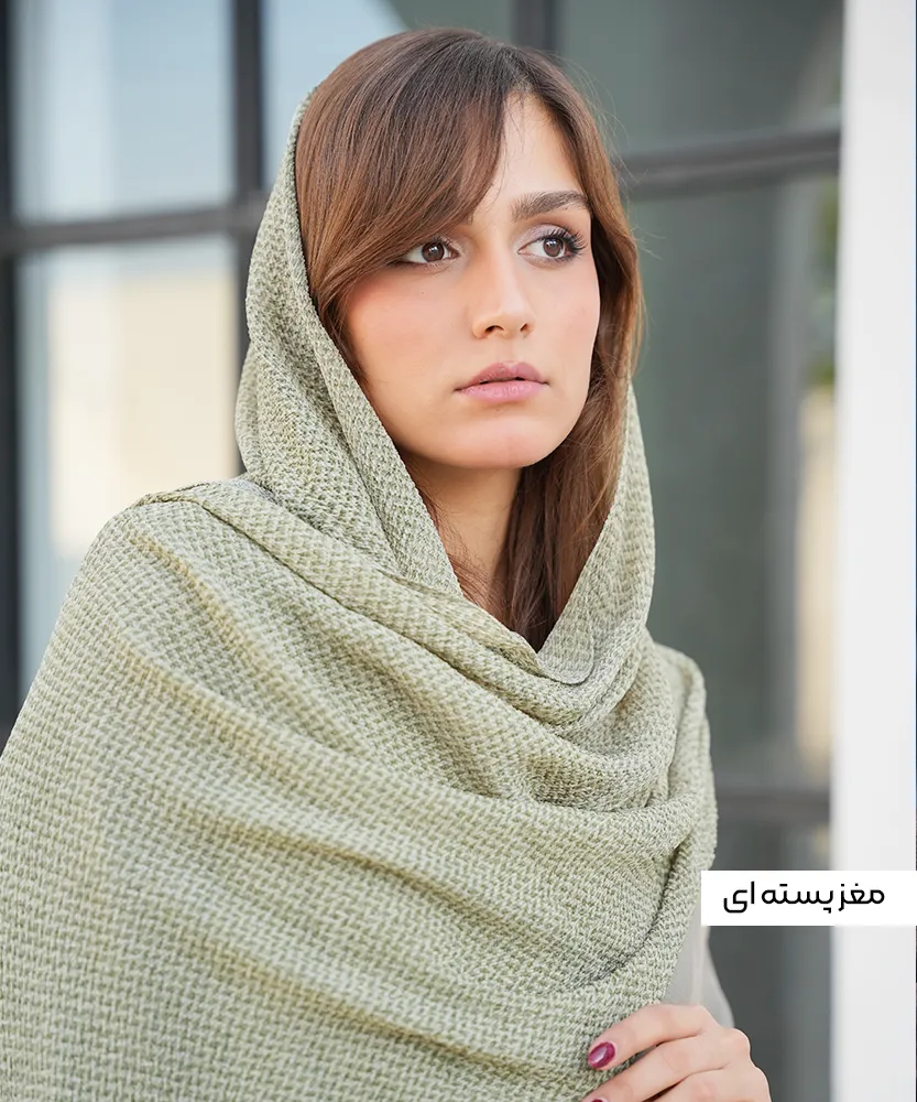 شال پلیسه ریز چاپی N41089 - Image 3