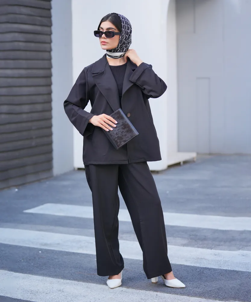 کت و شلوار زنانه بزیاق Q41861