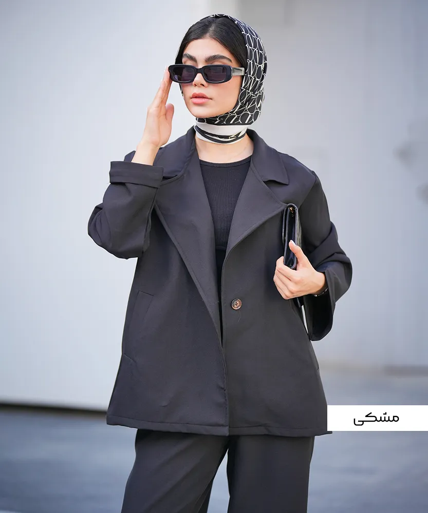 کت و شلوار زنانه بزیاق Q41861 - Image 4