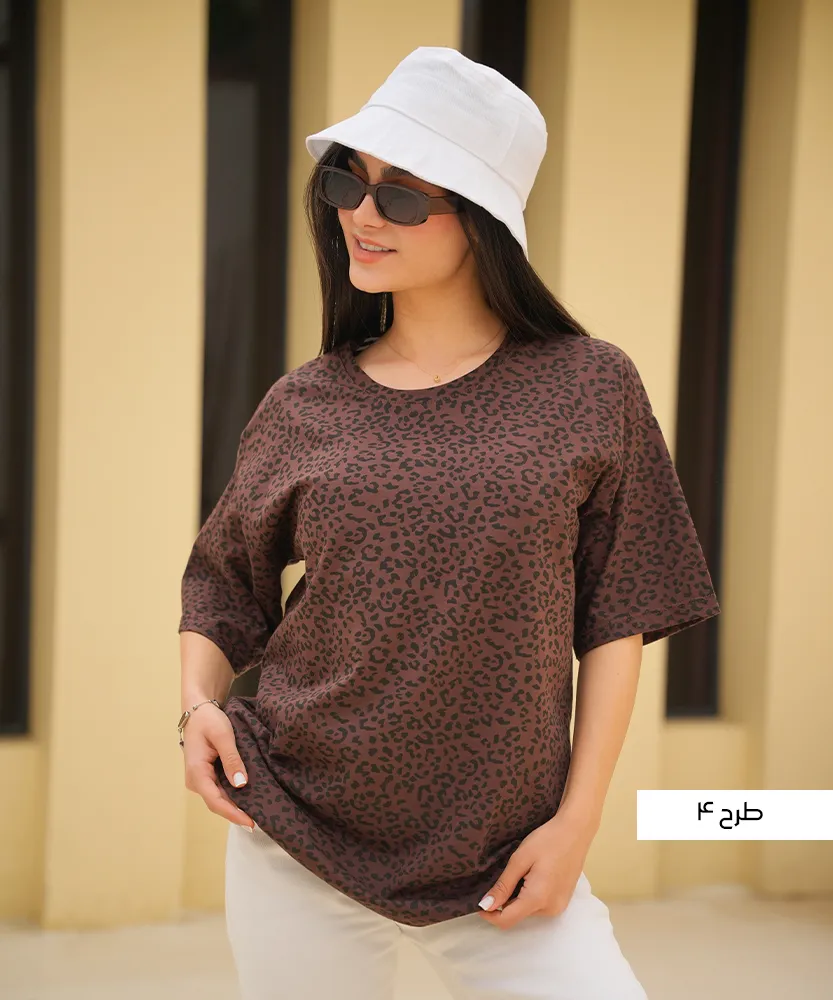 تیشرت پلنگی T410030 - Image 5