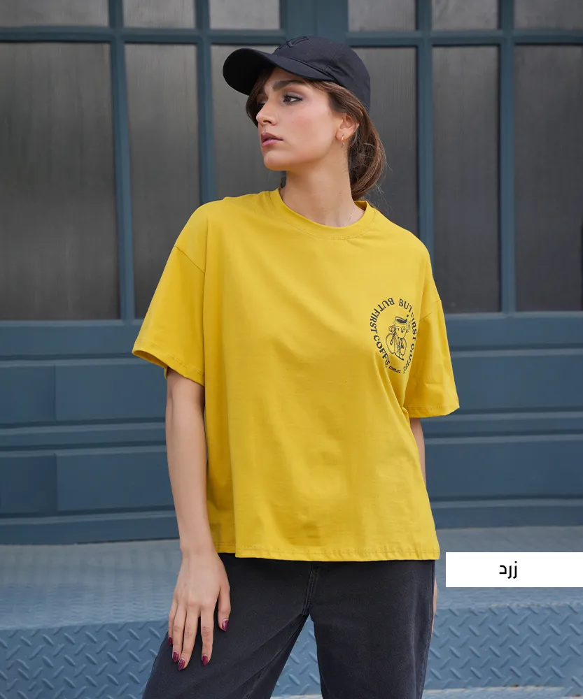 تیشرت باکسی T41553 - Image 11