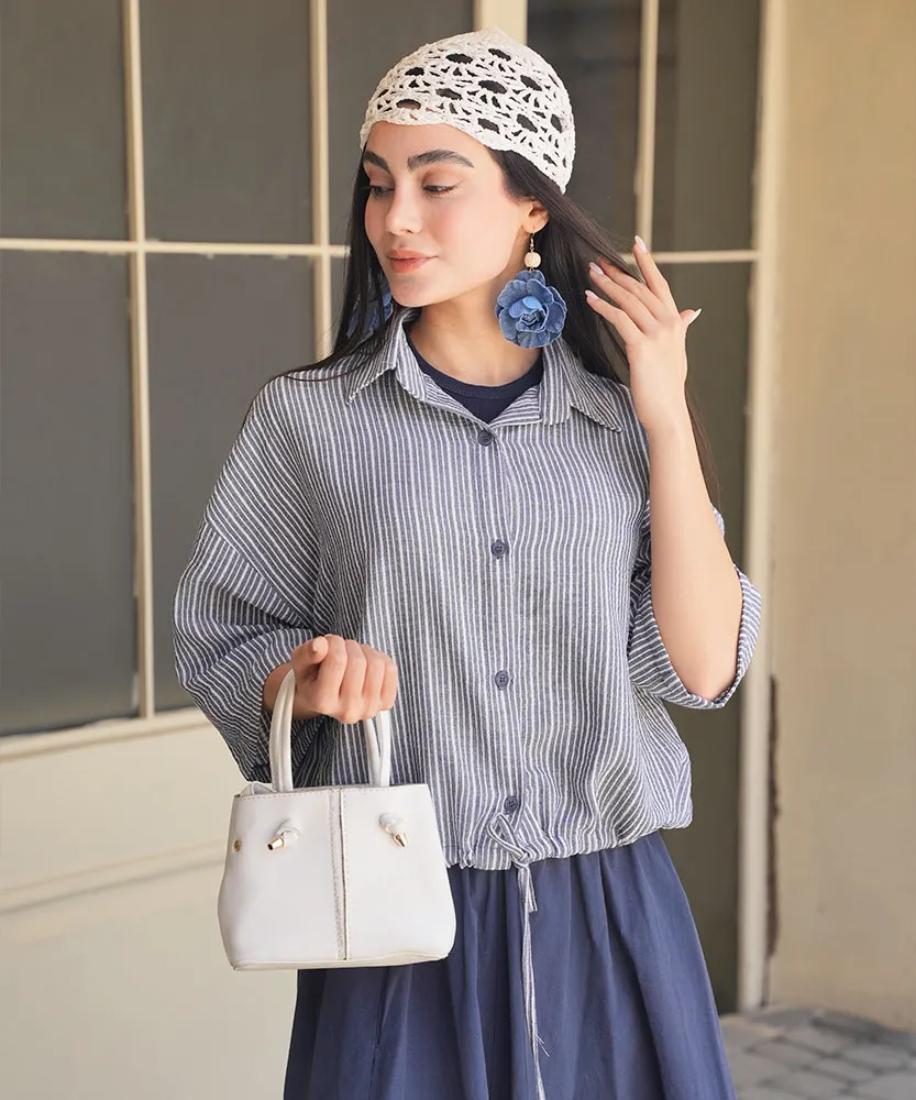 شومیز کراپ لینن A411233