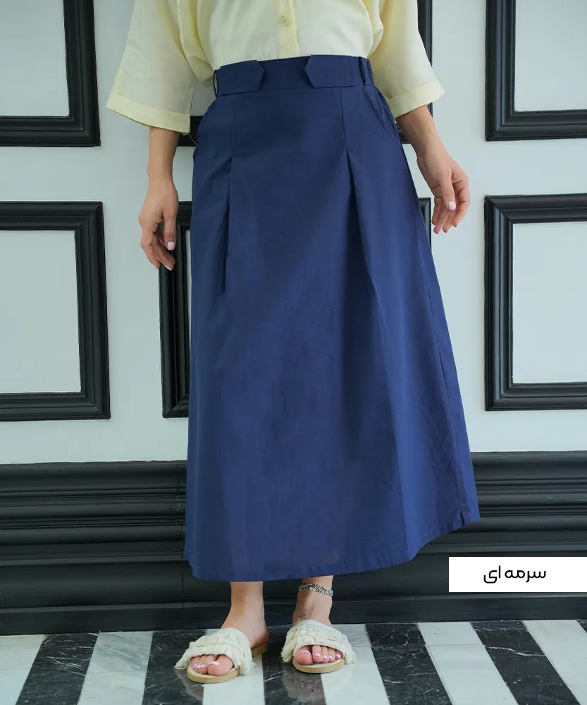 دامن لینن صبا D51012 - Image 4