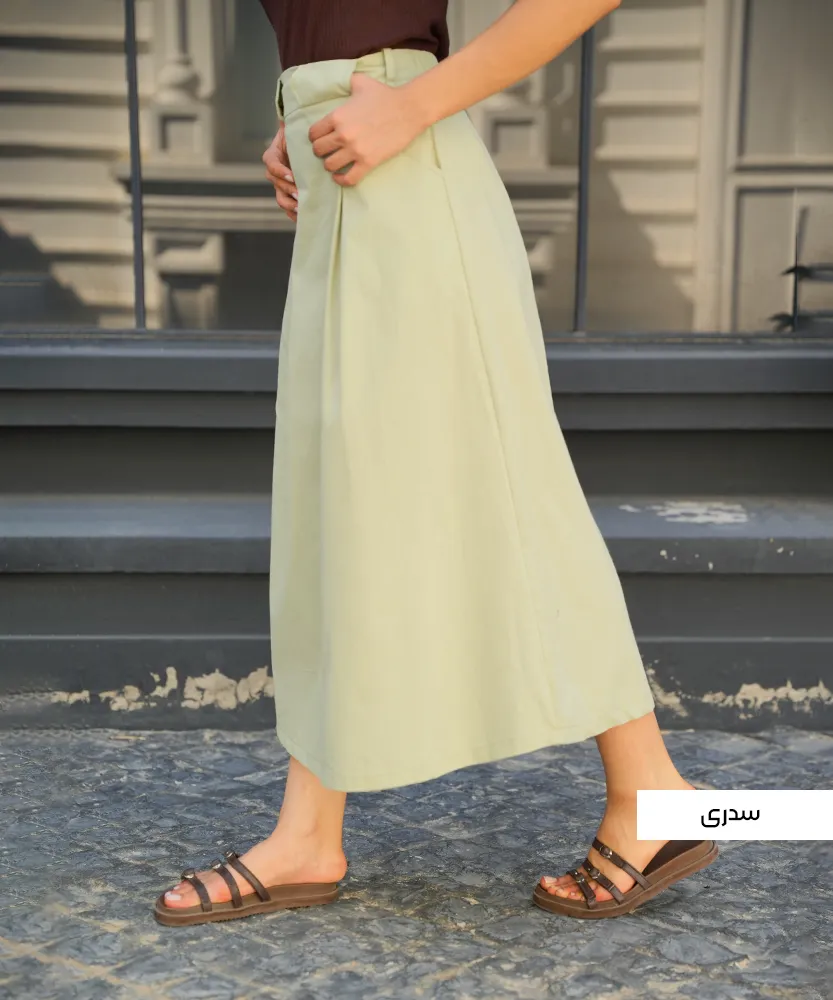 دامن لینن صبا D51012 - Image 5