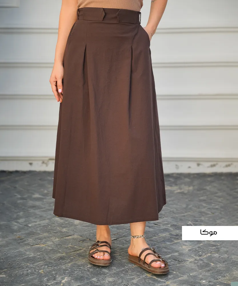دامن لینن صبا D51012 - Image 6