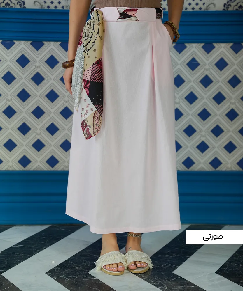 دامن لینن صبا D51012 - Image 8