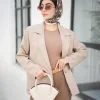 کت یقه انگلیسی سرمه بزیاق K51008
