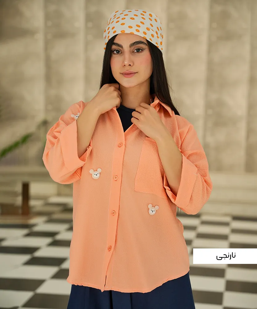 شومیز ینزی عروسک دار A411301 - Image 10