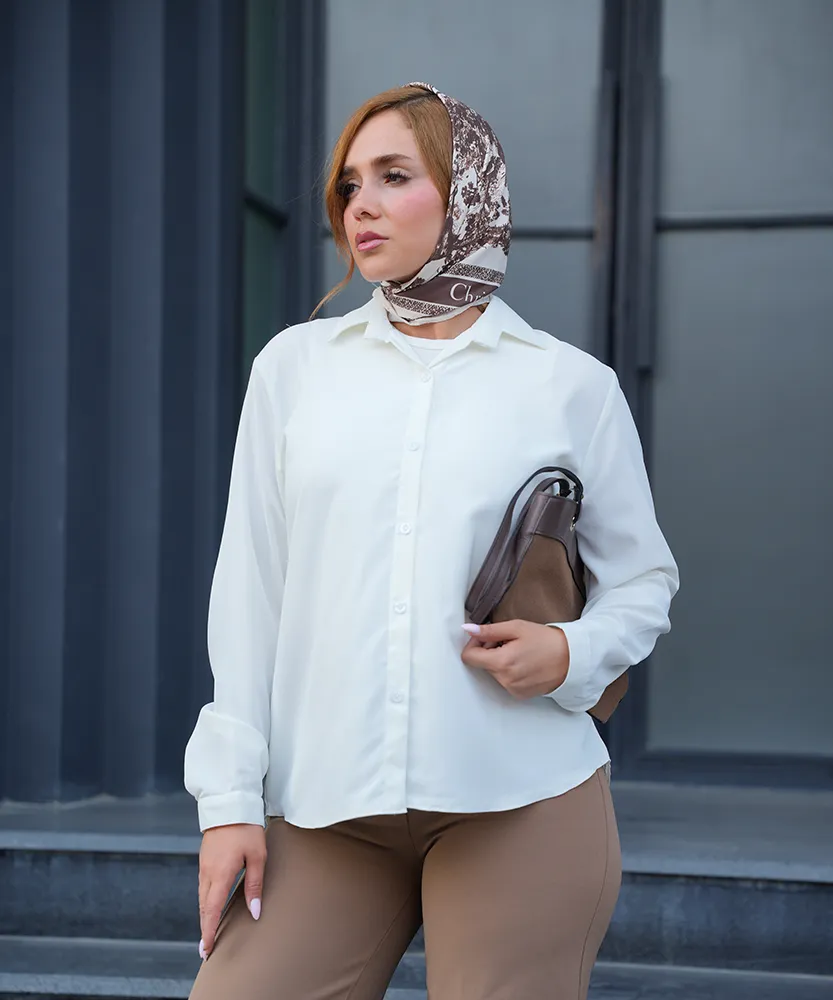 شومیز ژاکلین آهو A410764