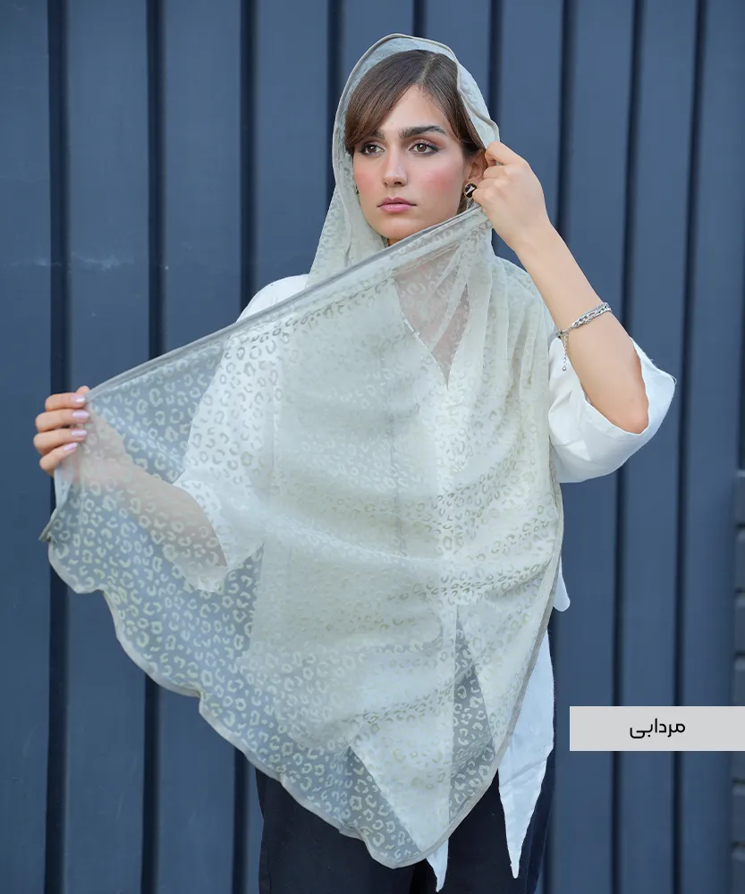 شال توری فلوک دورنوار N41155 - Image 6