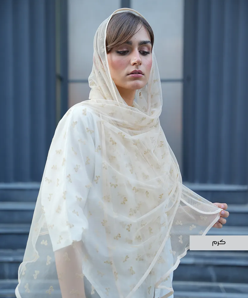 شال توری فلوک دورنوار N41155 - Image 7