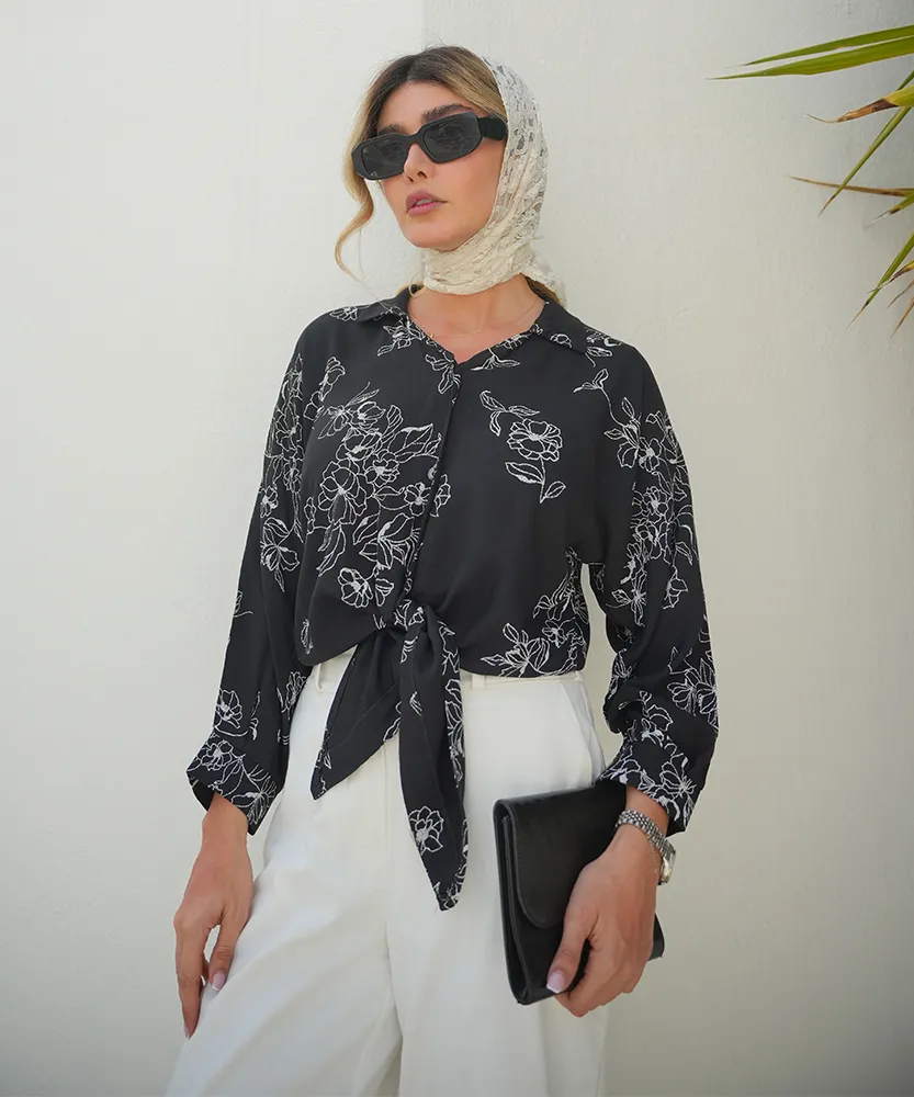 شومیز جلو گره ای A51779